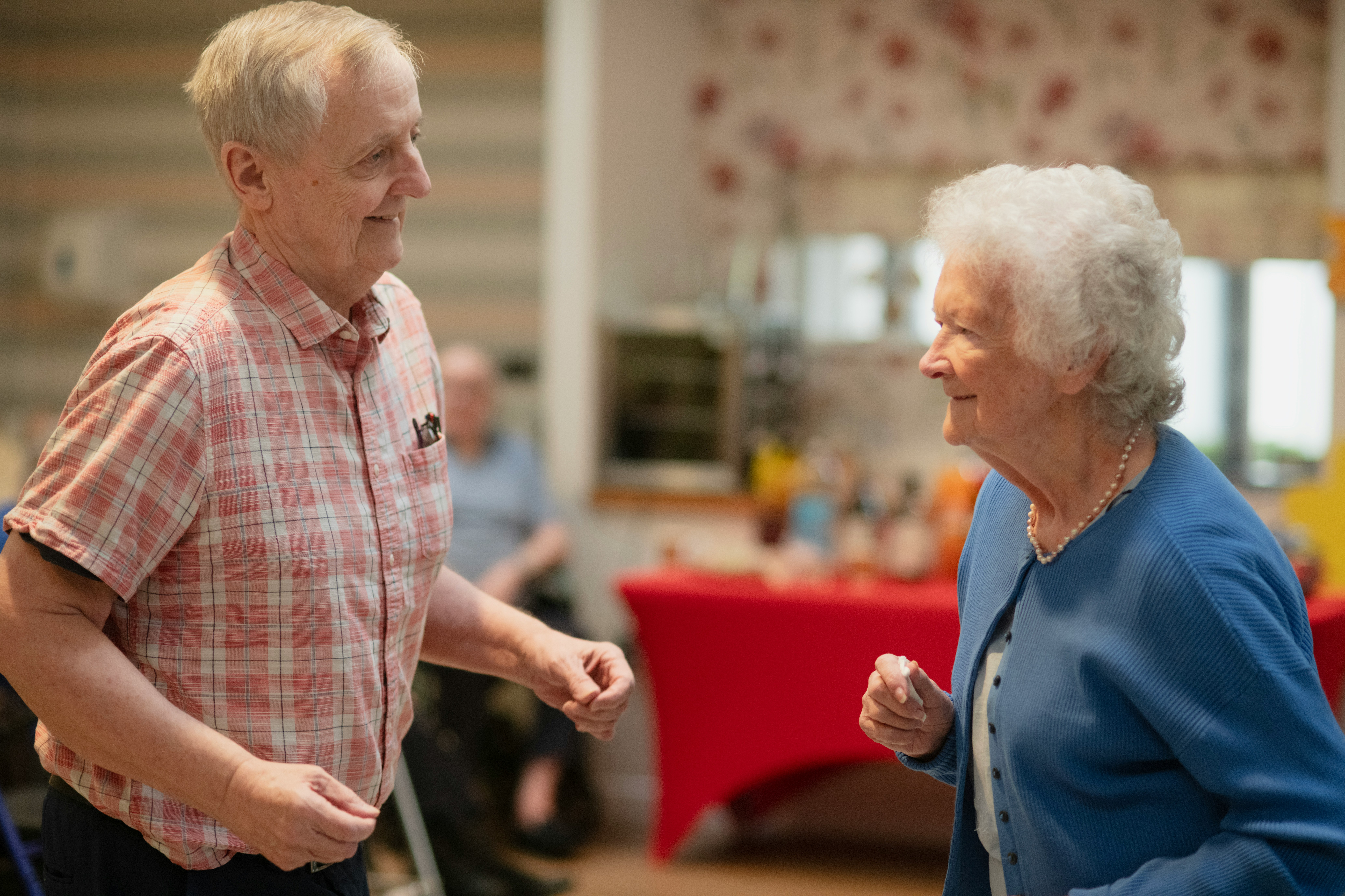 Family supporting a relative in their first week in a care home